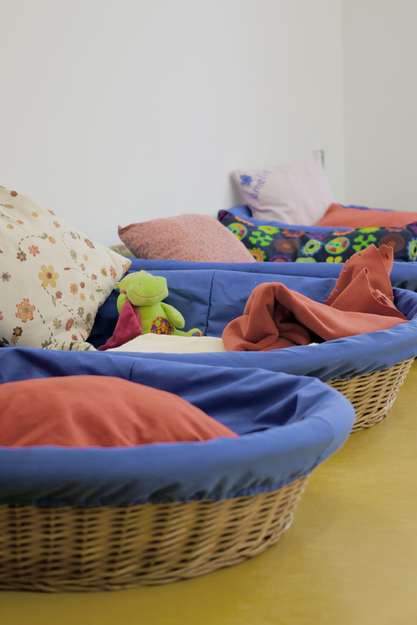 Sleeping baskets in the "Kinderhaus Paramecium"