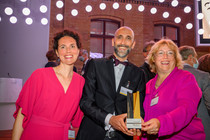 Dr. Alessandra Stangherlin (CECAD), AvH Professor Dr. Christian Frezza (CECAD), Prof. Dr. Carien Niessen (Sprecherin CECAD)